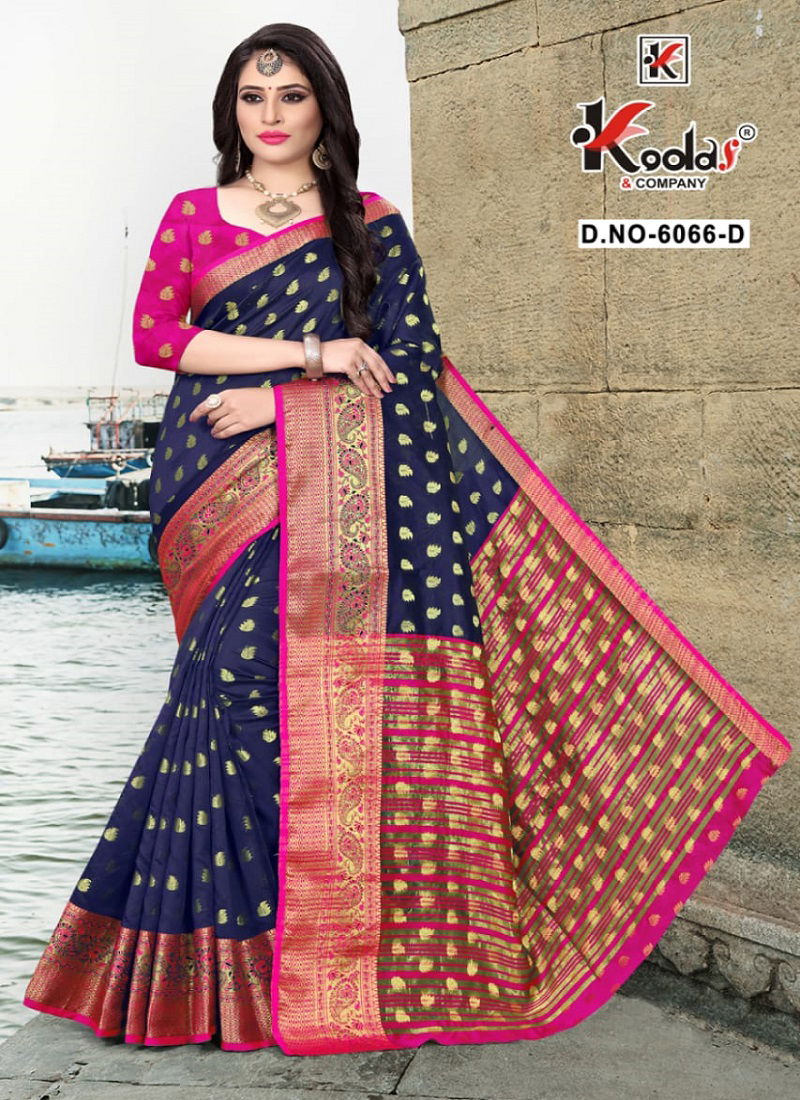 Tamanna 6066 Latest Fancy Designer Casual Wear Printed With Border Silk Saree Collection